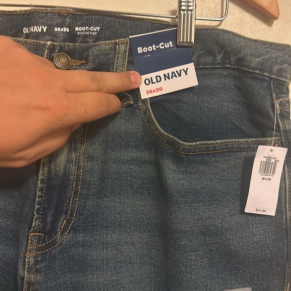 Men’s Old Navy 36x30 Boot Cut blue jeans NWT - Picture 6 of 7